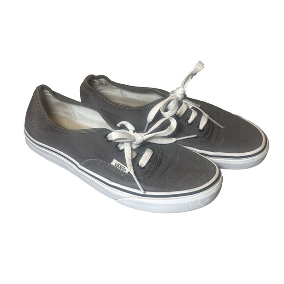 Vans Canvas Skateboarding Shoes Mens Size 6/Womens 7.5‎ Grey White Off The Wall - Picture 1 of 15